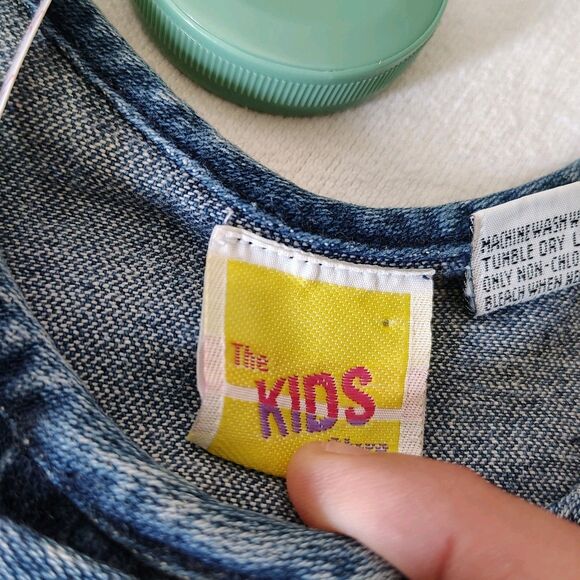 Vtg Girls Drop Waist Pleated USA Ruffle 80s 90s Cottagecore Farmhouse Country 10 - Picture 5 of 9